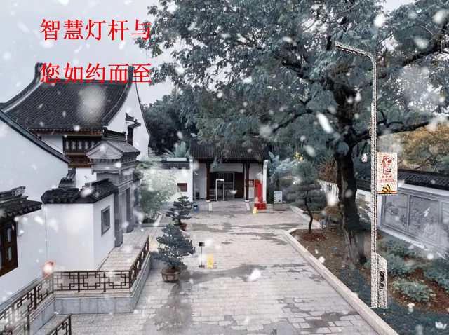 冬季智慧灯杆